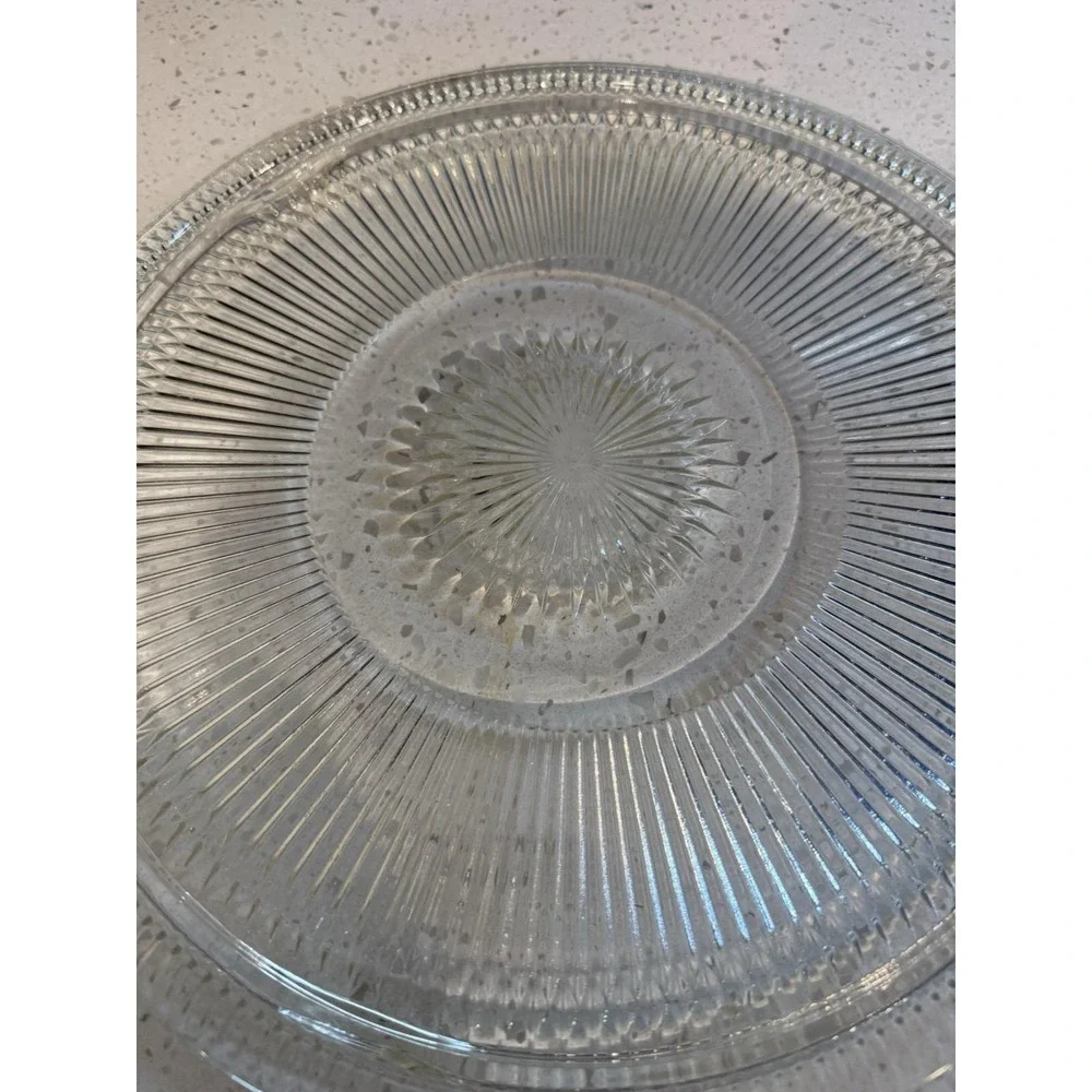 Jeannette Anniversary Crystal Clear Low Footed 12